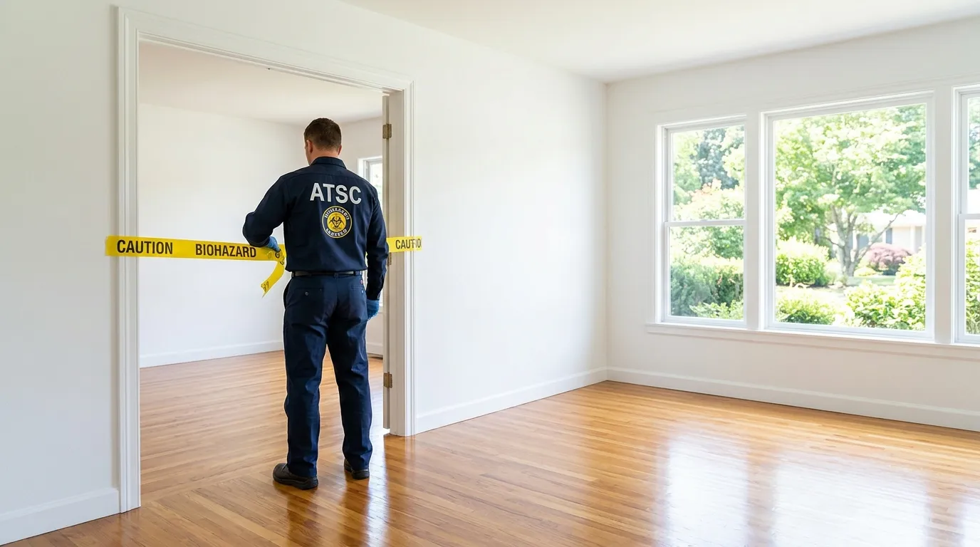 Certified biohazard cleanup crew performing Crime Scene Cleanup in Cave Creek