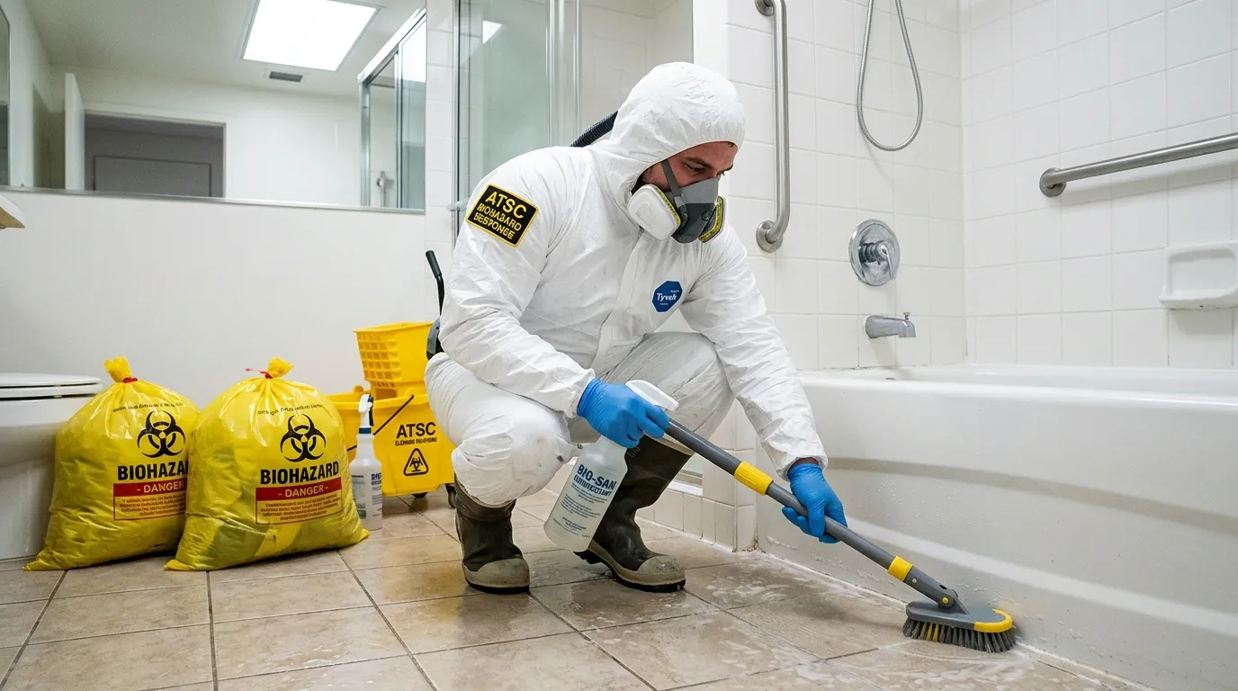 Decontamination equipment deployed for Blood Cleanup in Cave Creek